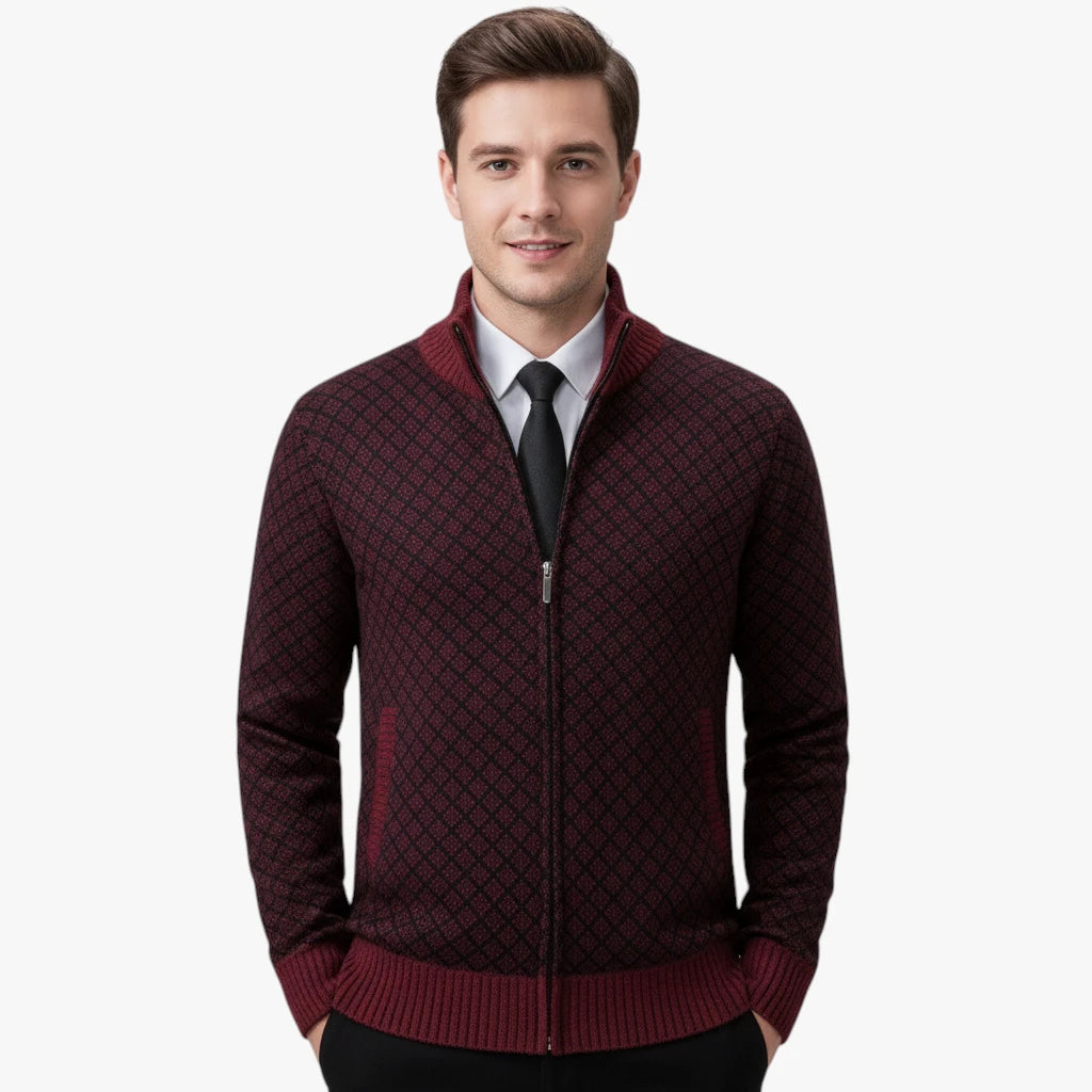 Herre Varm Slim Fit Jakke med For