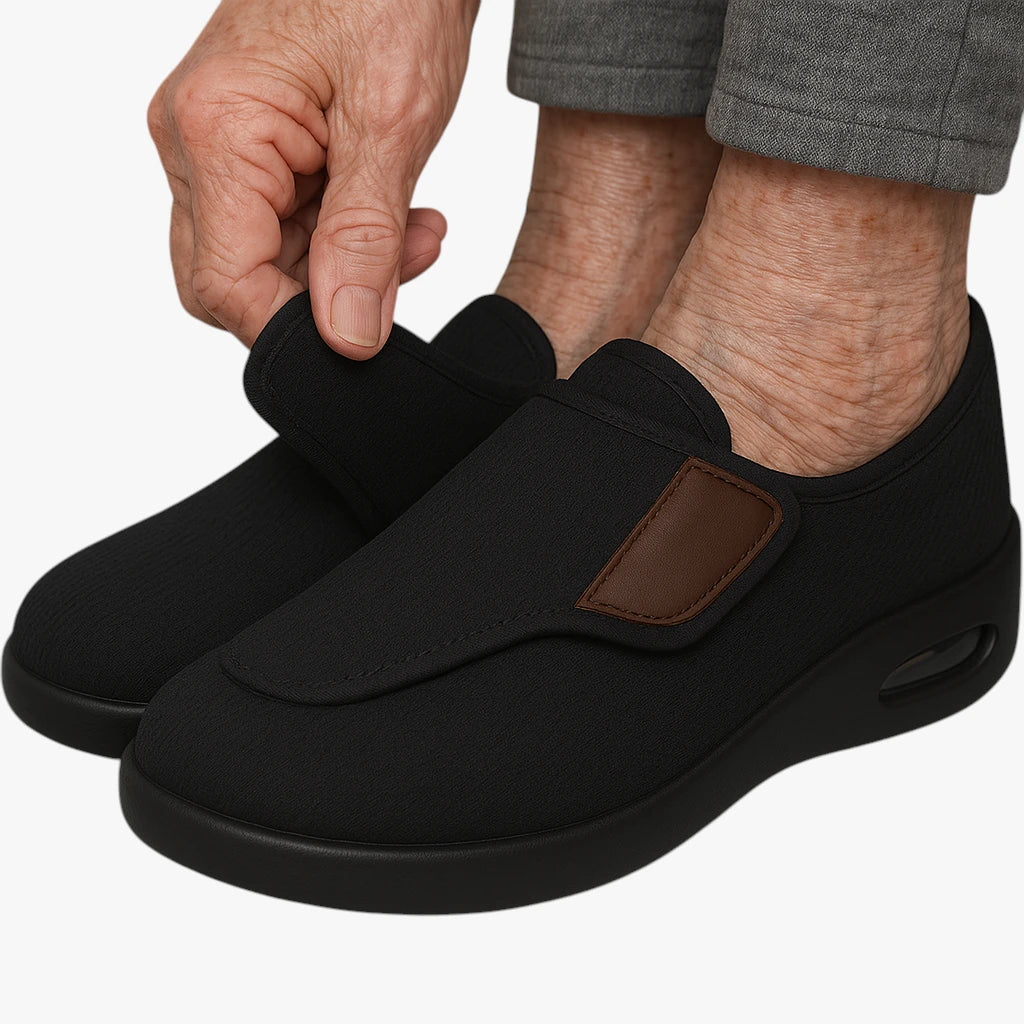 Lette Brede Sko med Velcro og For