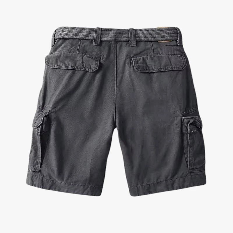 Herre Cargo Shorts med Lommer og Knapper