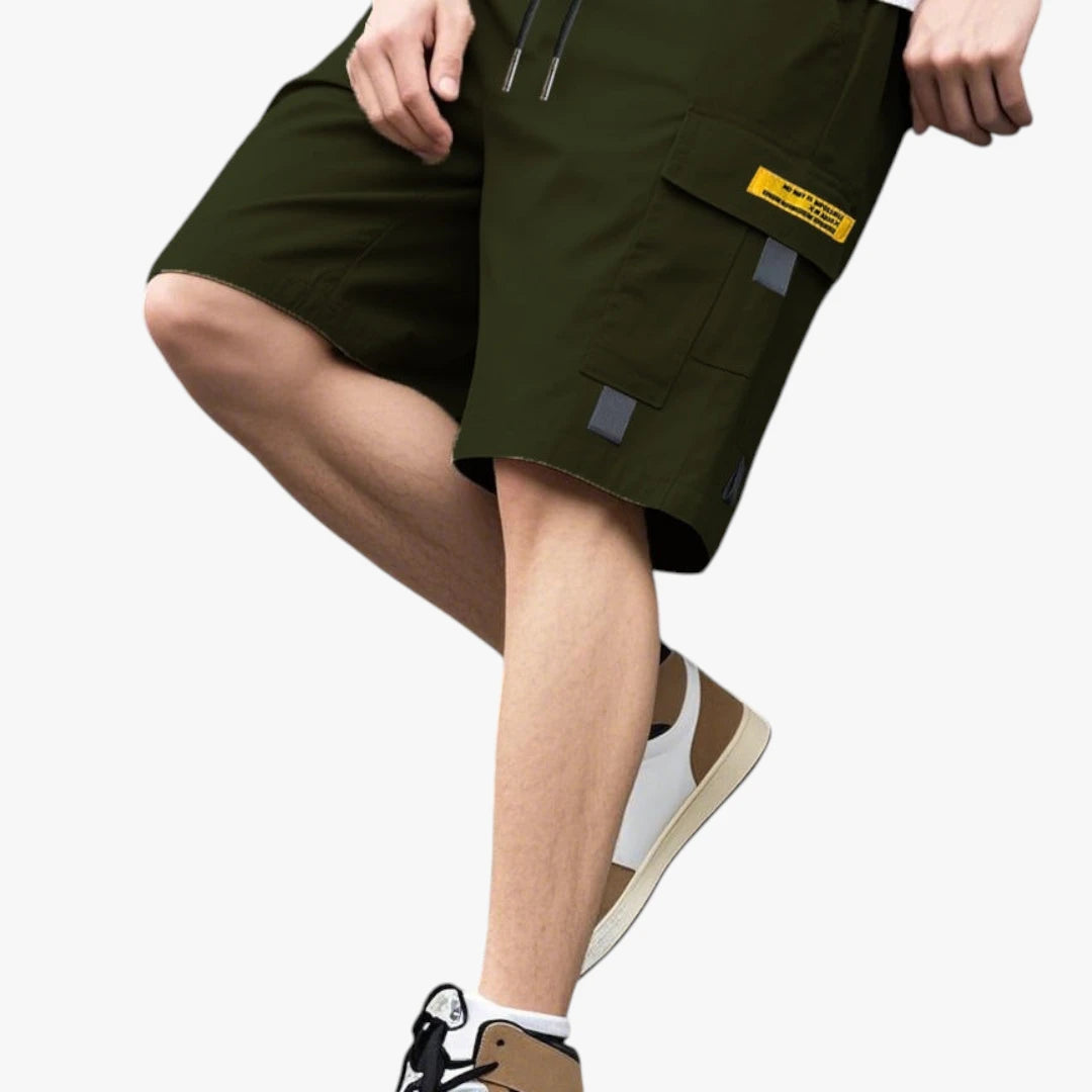 Herre Lange Cargoshorts med Lommer