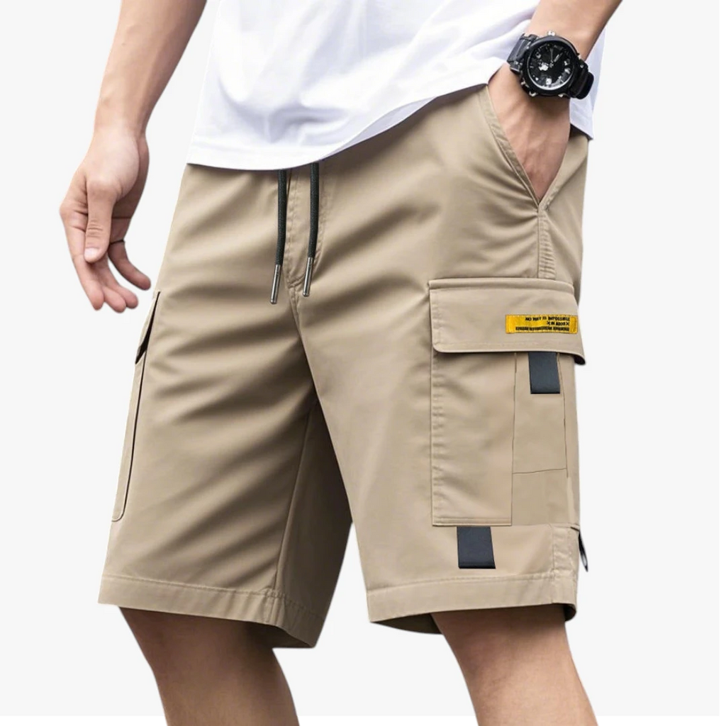Herre Lange Cargoshorts med Lommer