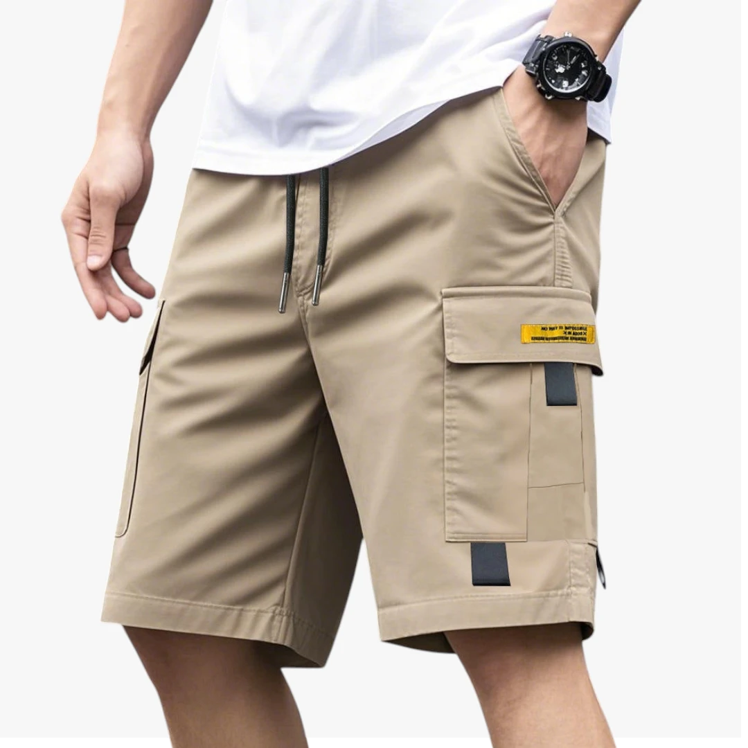 Herre Lange Cargoshorts med Lommer
