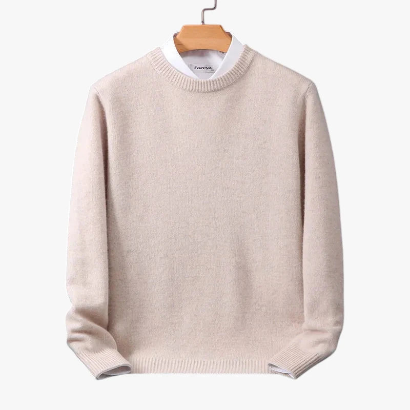 Oversize Højhalset Sweater med Ribbet Manchetter