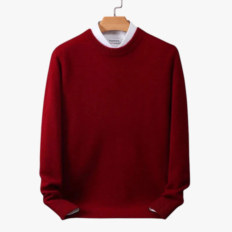 Oversize Højhalset Sweater med Ribbet Manchetter