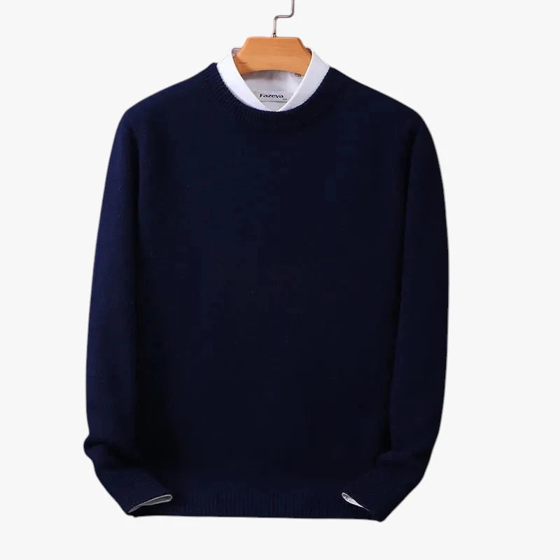 Oversize Højhalset Sweater med Ribbet Manchetter