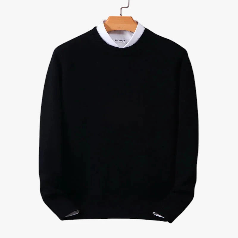 Oversize Højhalset Sweater med Ribbet Manchetter