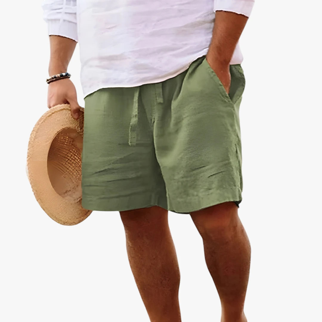 Herre Løse Bade Shorts med Sidelommer