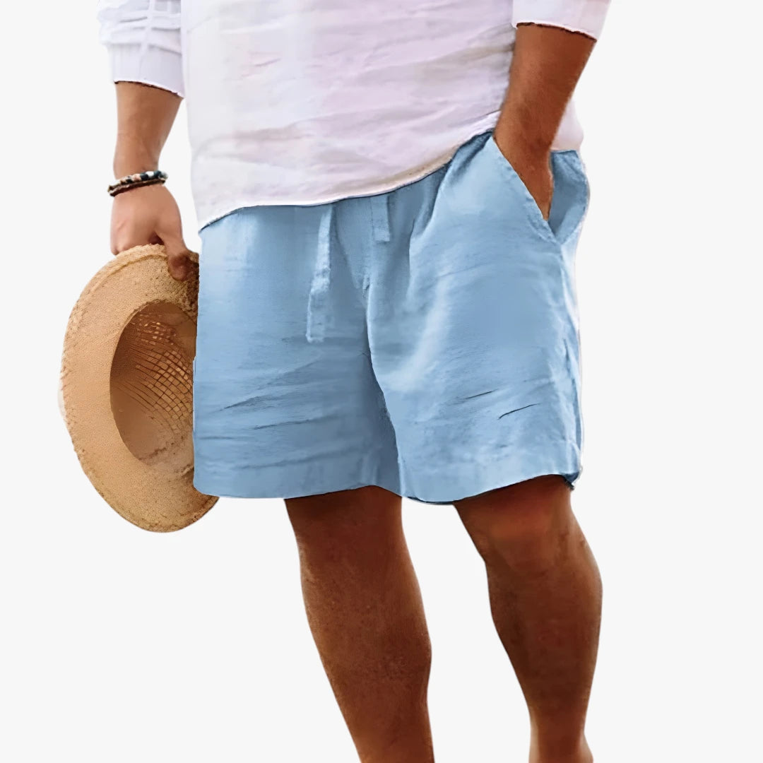 Herre Løse Bade Shorts med Sidelommer