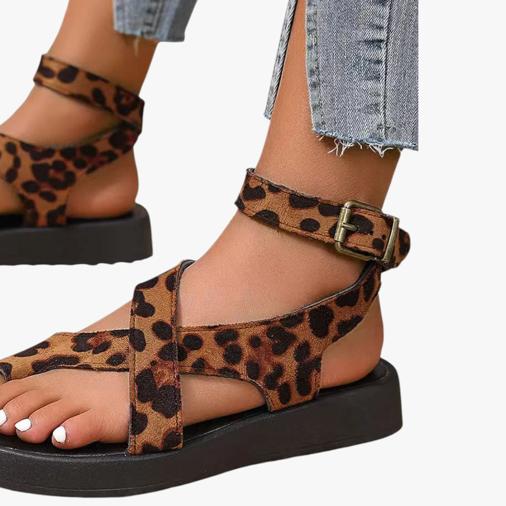 Dame Komfort Plateau Sandaler med Rem