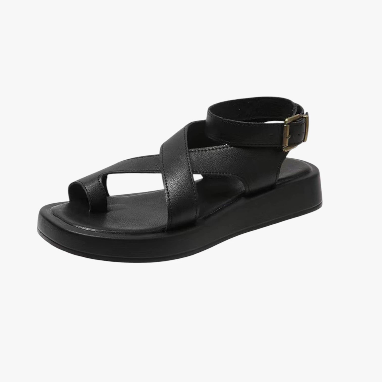 Dame Komfort Plateau Sandaler med Rem