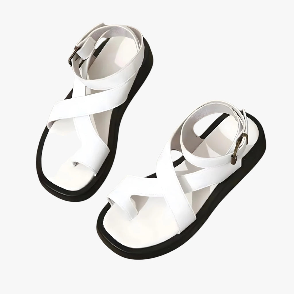 Dame Komfort Plateau Sandaler med Rem