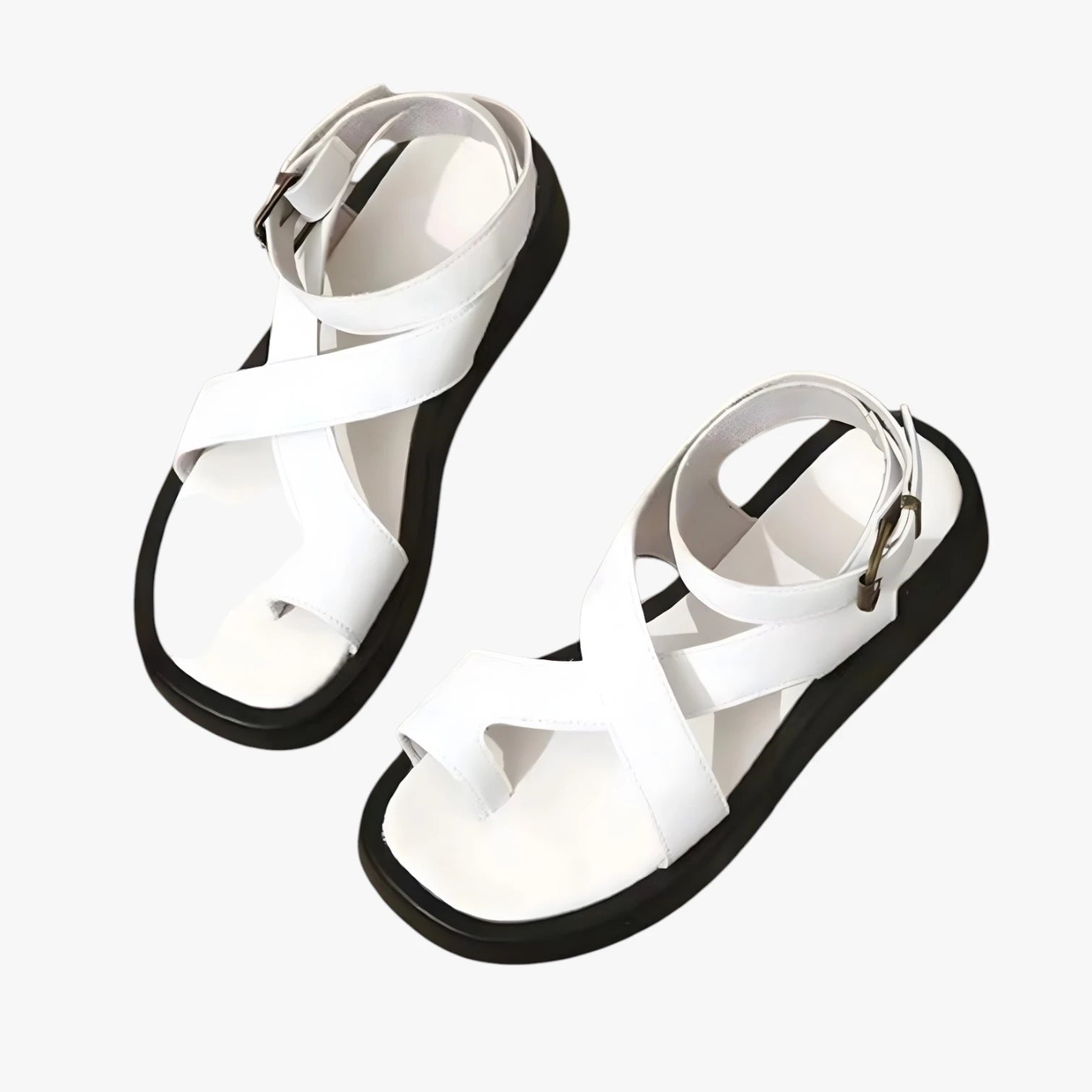 Dame Komfort Plateau Sandaler med Rem