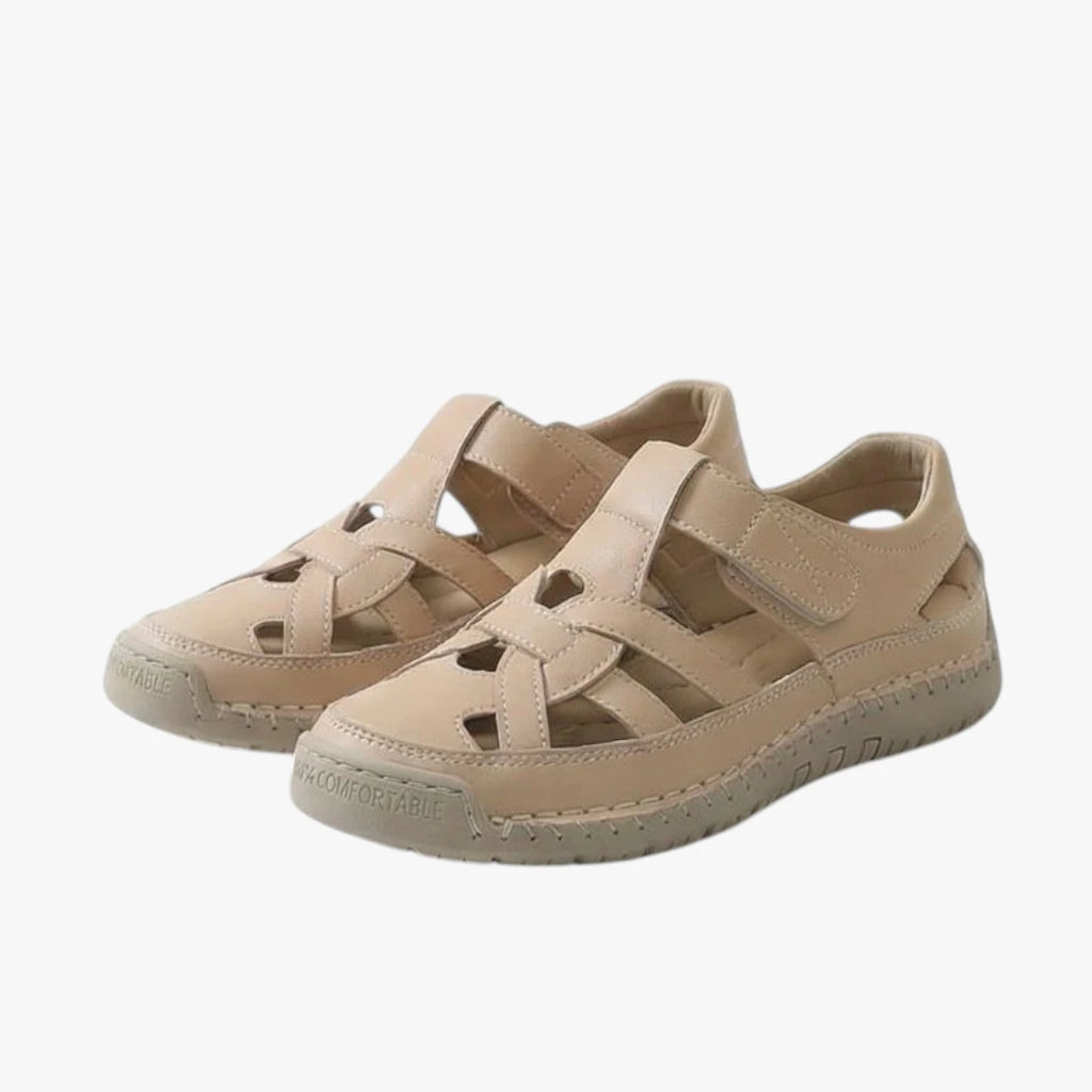 Dame Sunde Sandaler med Lukket Tå og Velcro