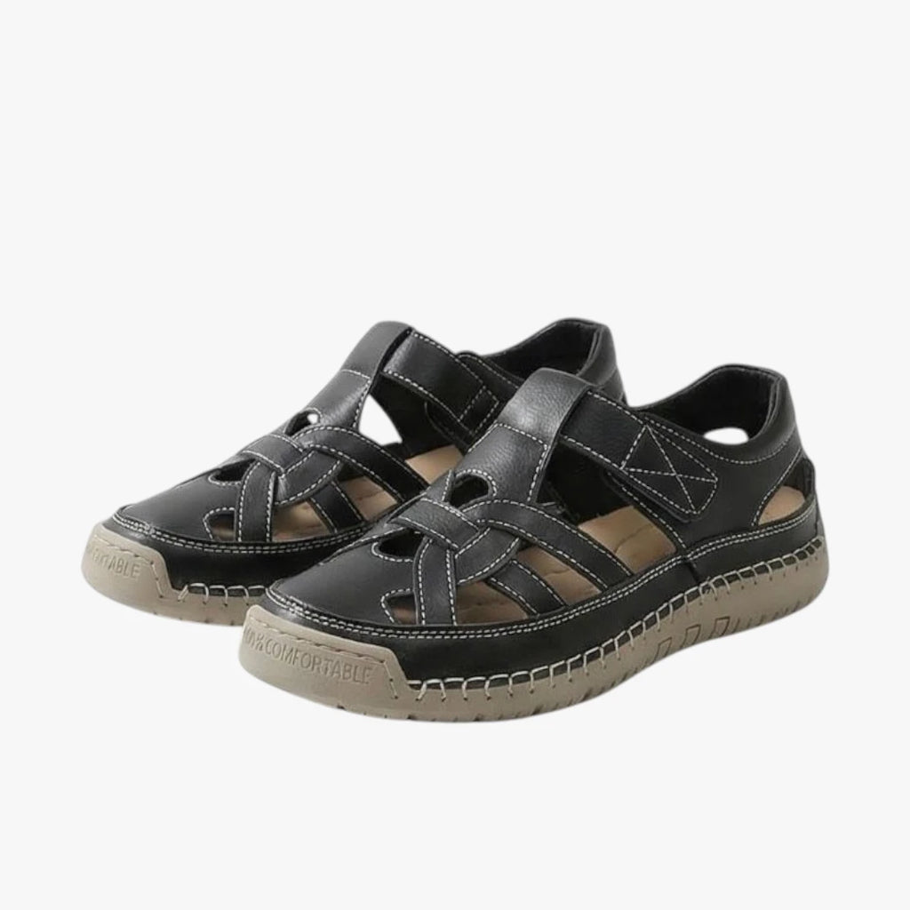 Dame Sunde Sandaler med Lukket Tå og Velcro