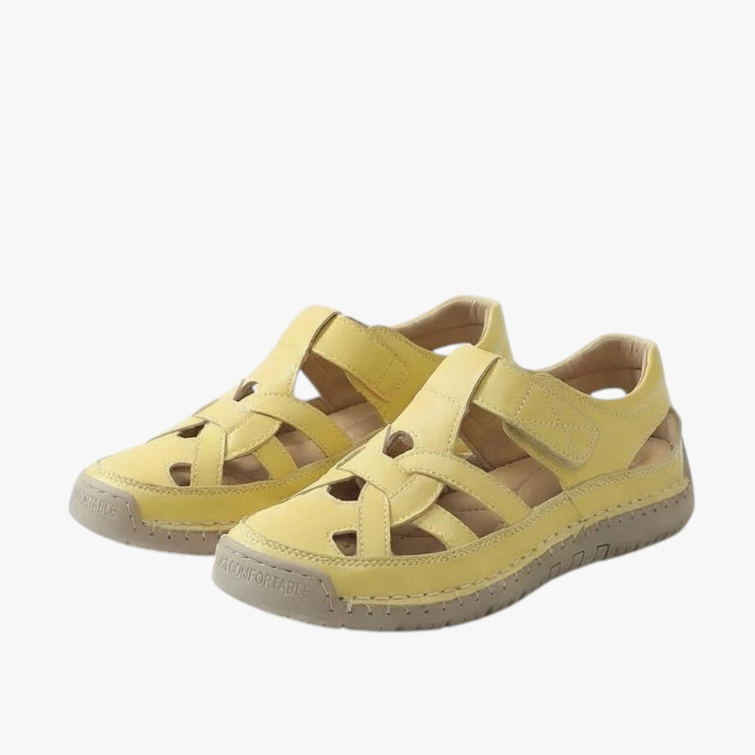 Dame Sunde Sandaler med Lukket Tå og Velcro