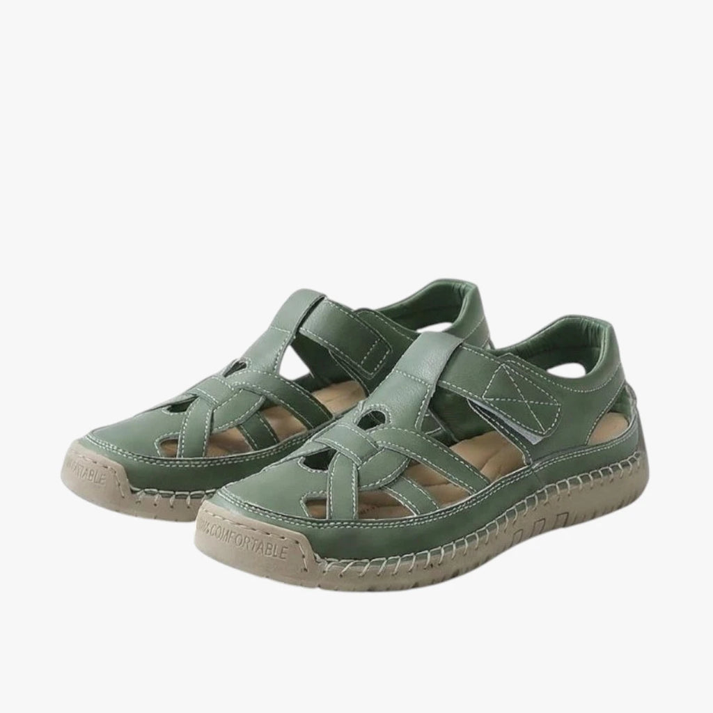 Dame Sunde Sandaler med Lukket Tå og Velcro