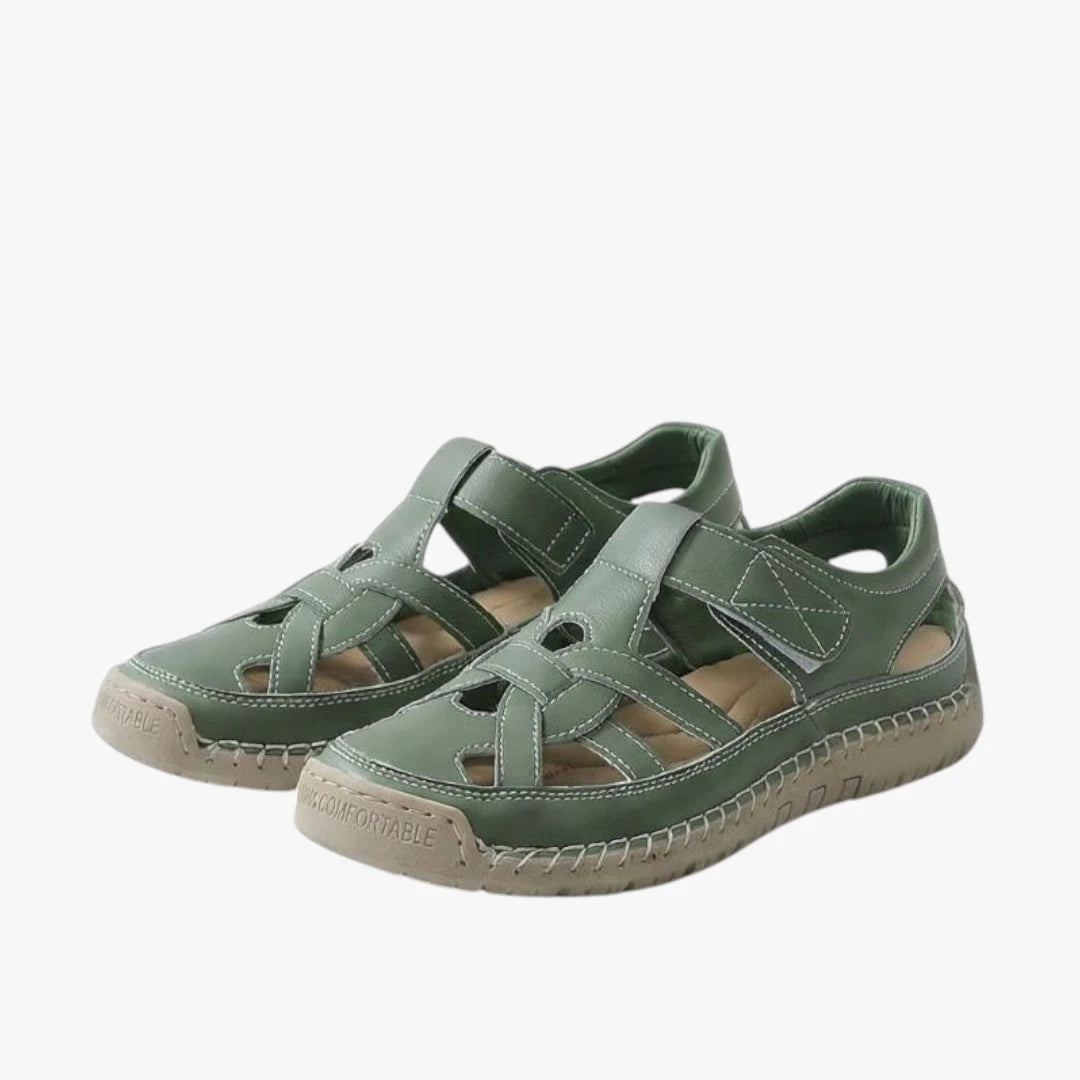Dame Sunde Sandaler med Lukket Tå og Velcro