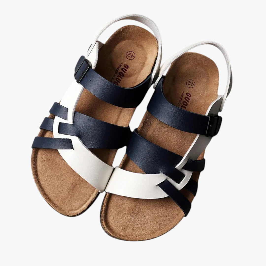 Dame Flettede Sandaler med Svangstøtte og Rem