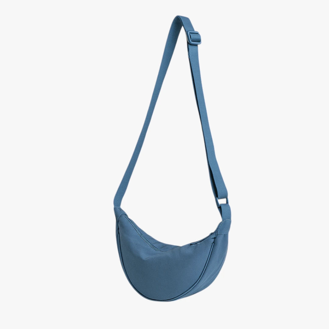 Lille Crossbody Taske med Lynlås og Rem