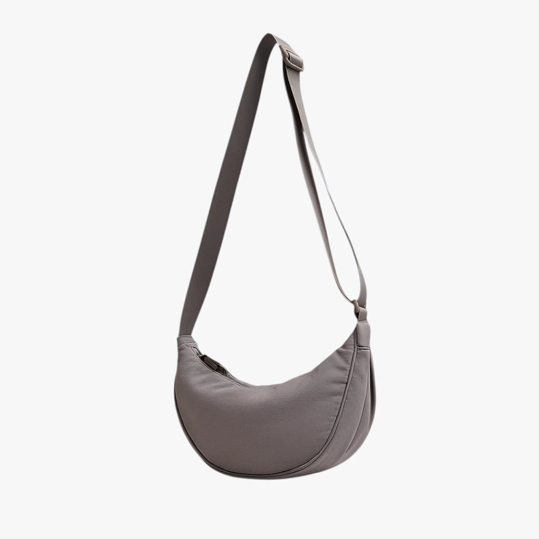 Lille Crossbody Taske med Lynlås og Rem