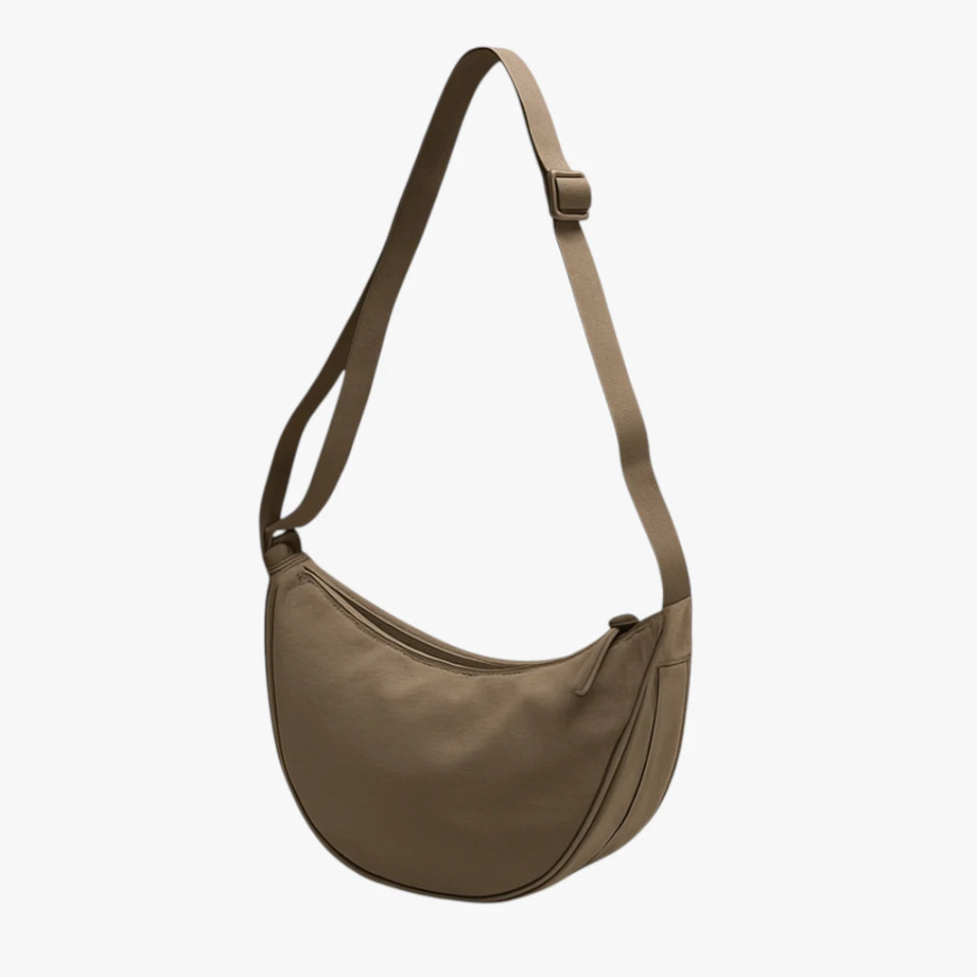 Lille Crossbody Taske med Lynlås og Rem