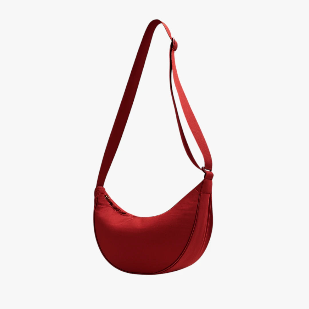 Lille Crossbody Taske med Lynlås og Rem