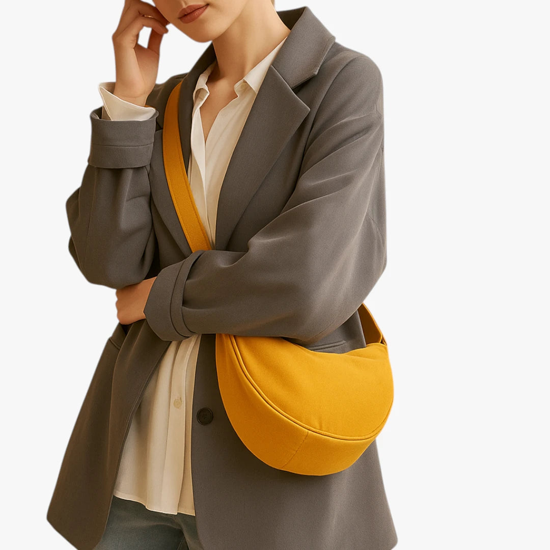 Lille Crossbody Taske med Lynlås og Rem