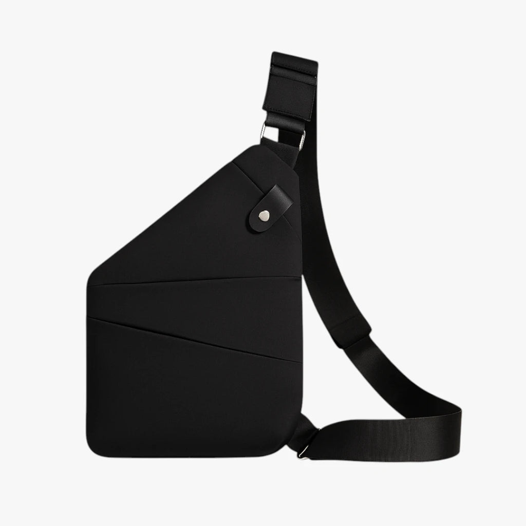 Lille Crossbody Taske med Lynlås og Mange Rum