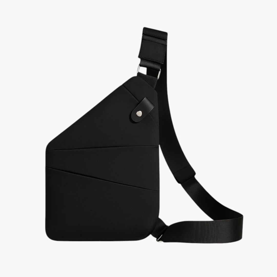 Lille Crossbody Taske med Lynlås og Mange Rum