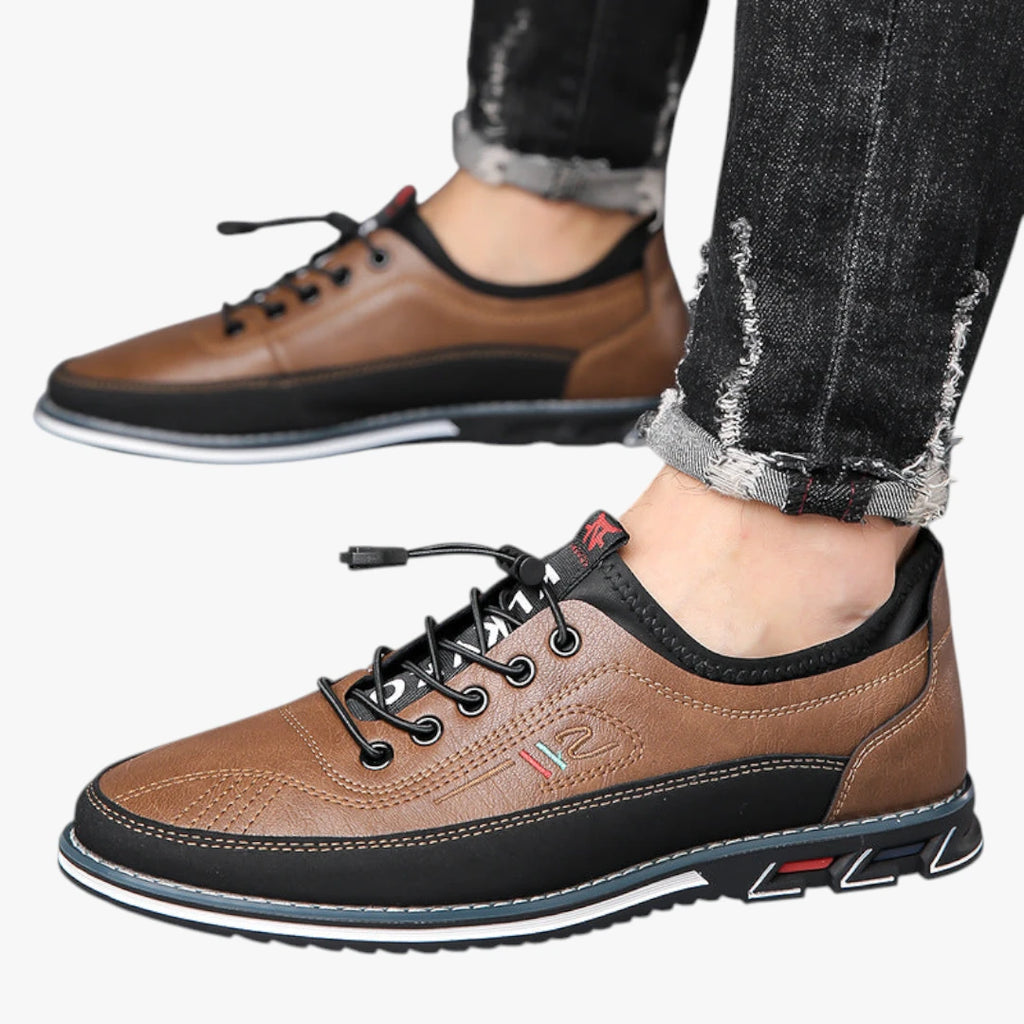 Herre Lette Sneakers med Snøre og Hælkappe