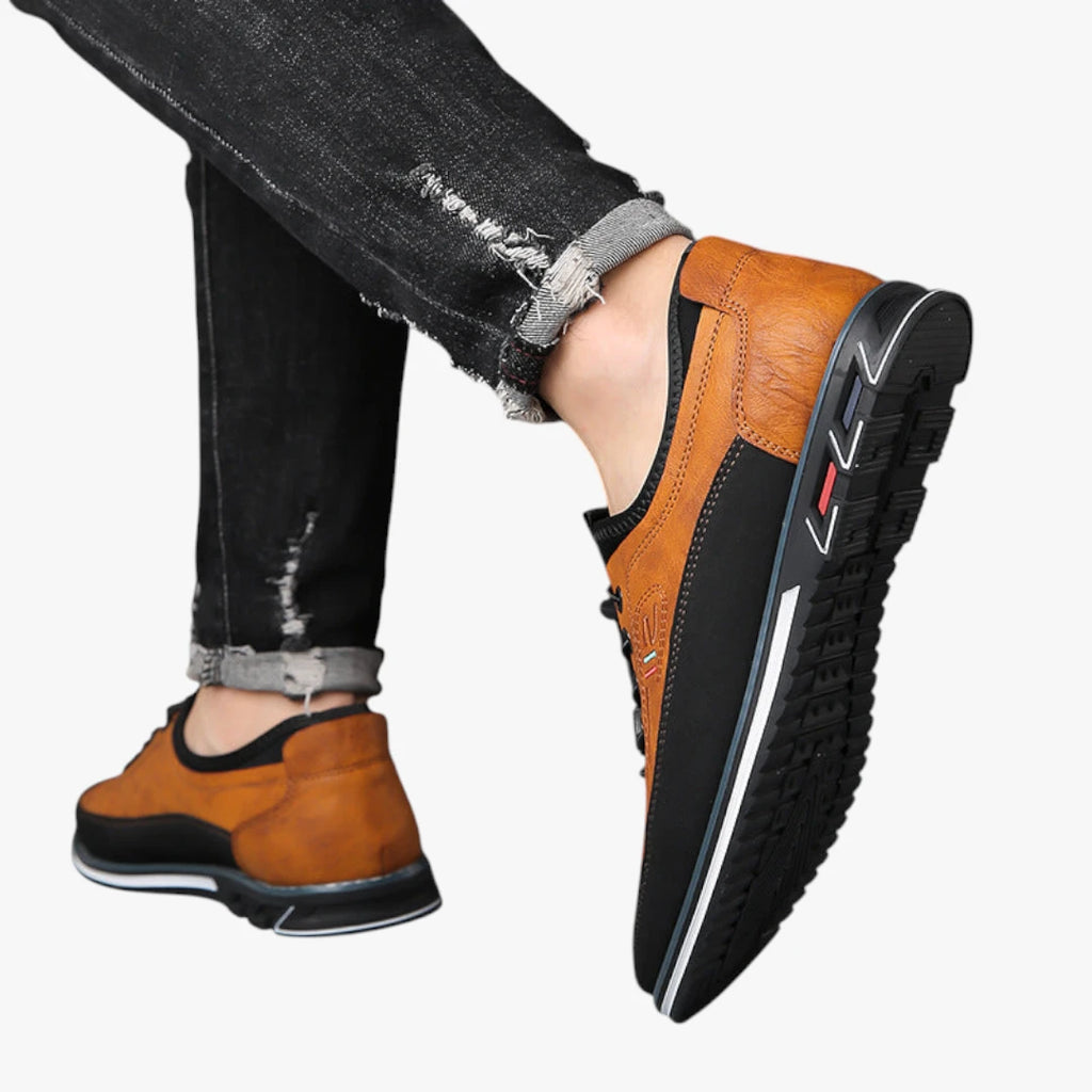 Herre Lette Sneakers med Snøre og Hælkappe