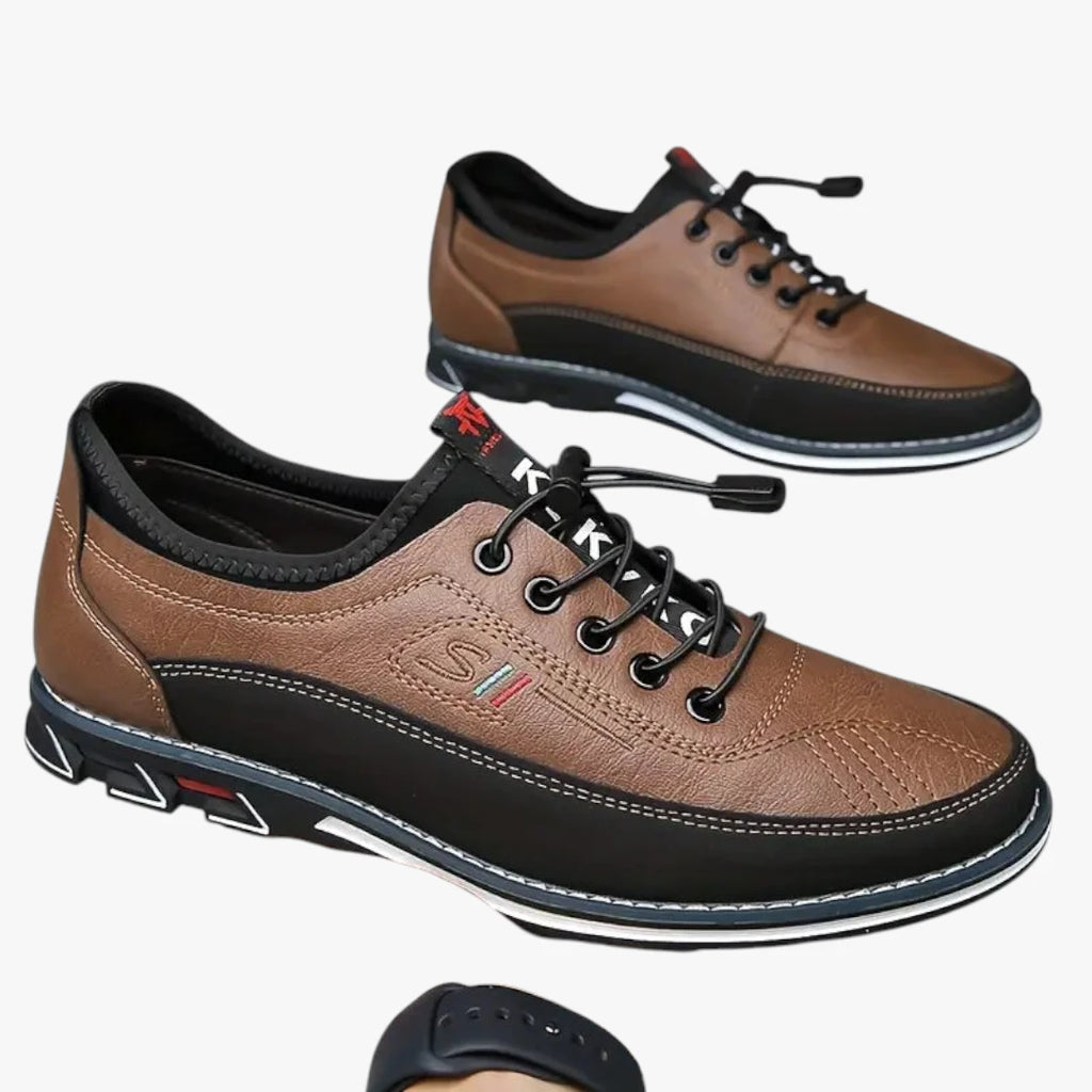 Herre Lette Sneakers med Snøre og Hælkappe