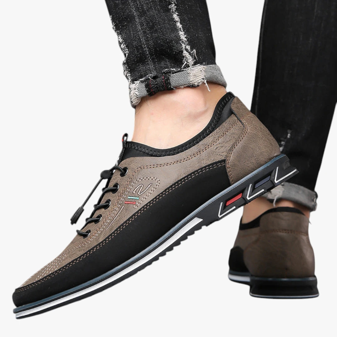 Herre Lette Sneakers med Snøre og Hælkappe