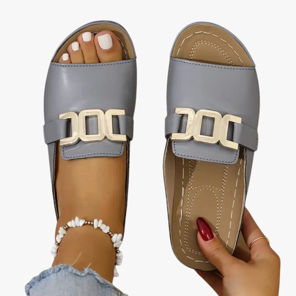 Dame Lette Sandaler med Svangstøtte og Hæl