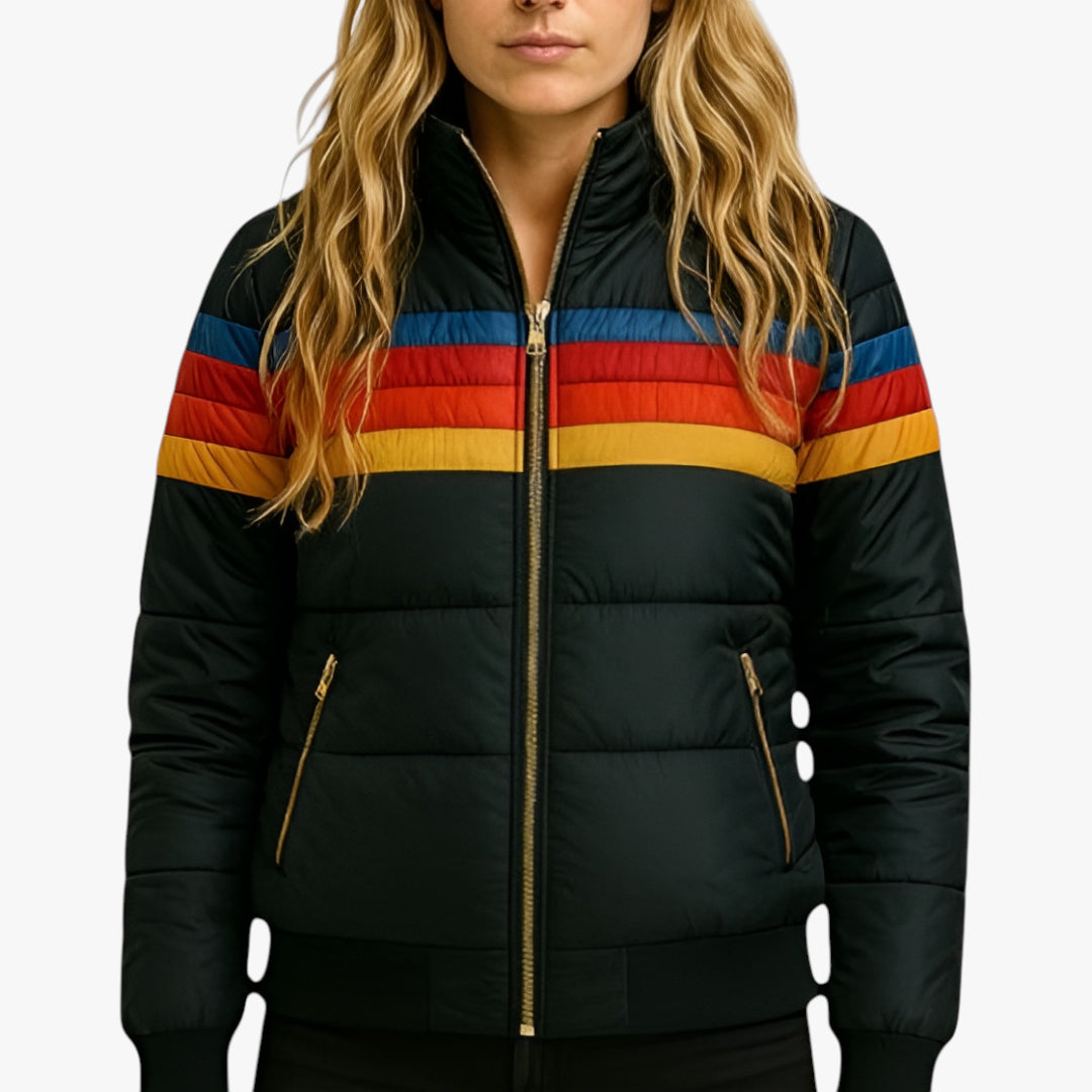 Dame vandtæt jakke | Quiltet