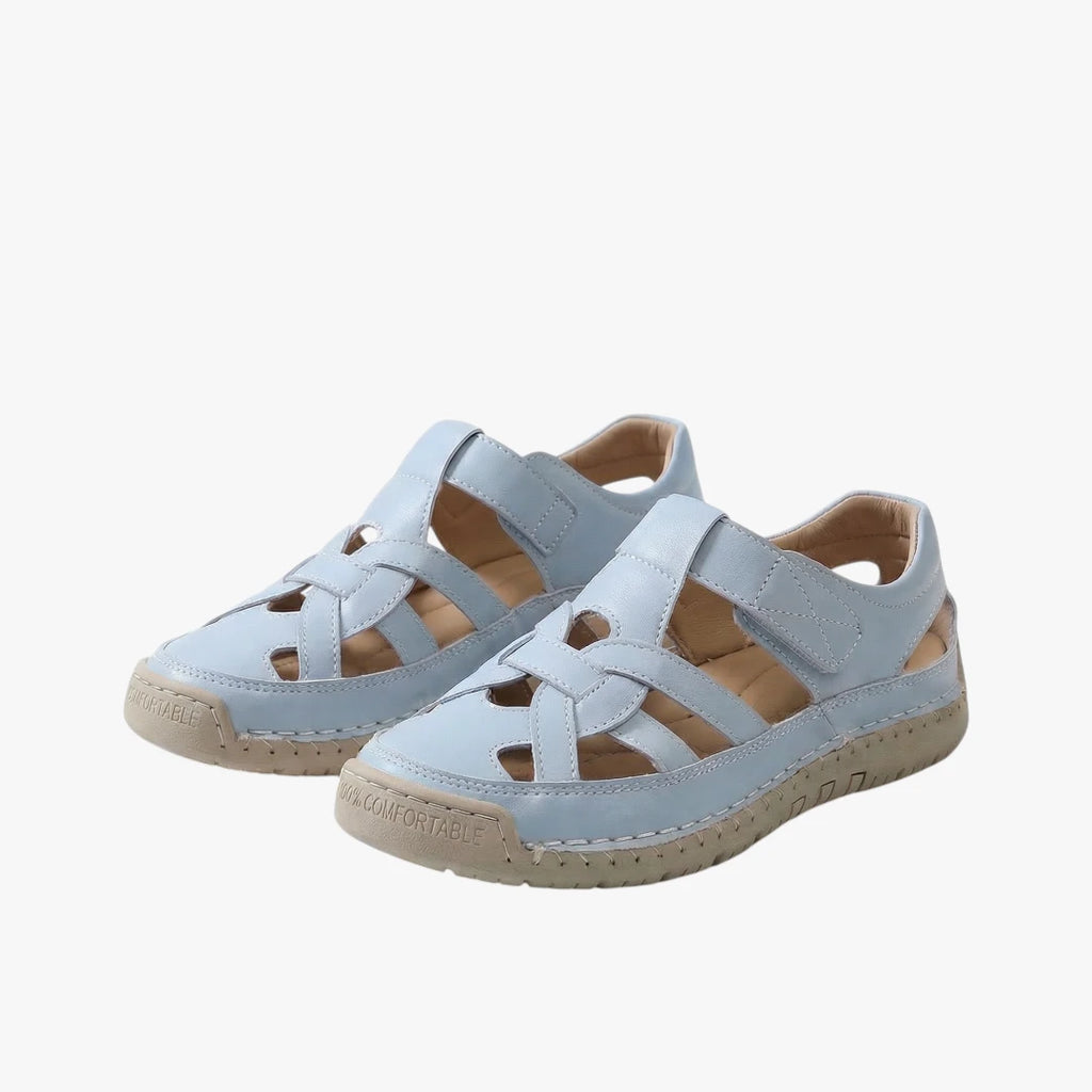 Dame Sunde Sandaler med Lukket Tå og Velcro