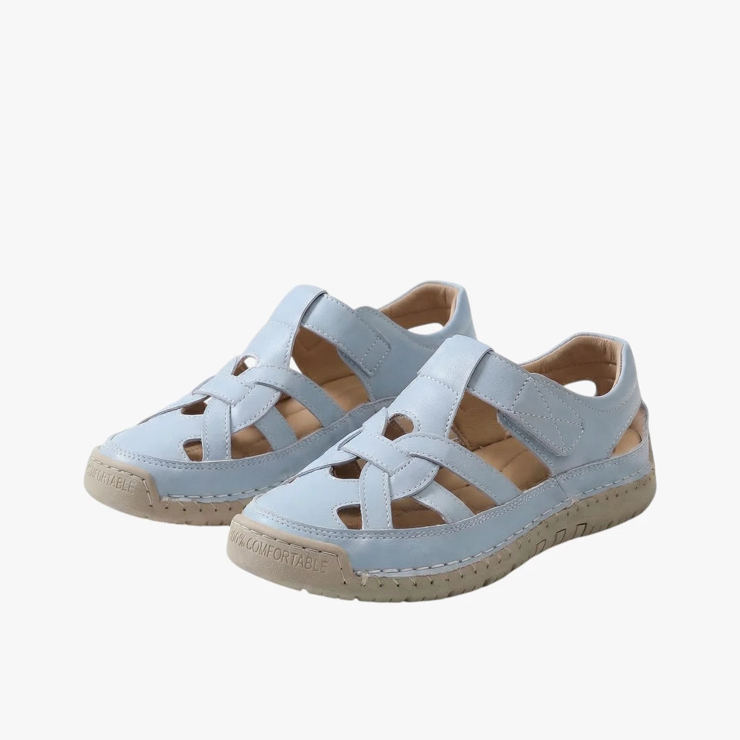 Dame Sunde Sandaler med Lukket Tå og Velcro