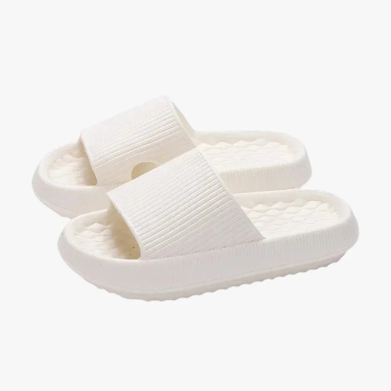 Lette Hjemmesko med Svangstøtte og Rillet Sål