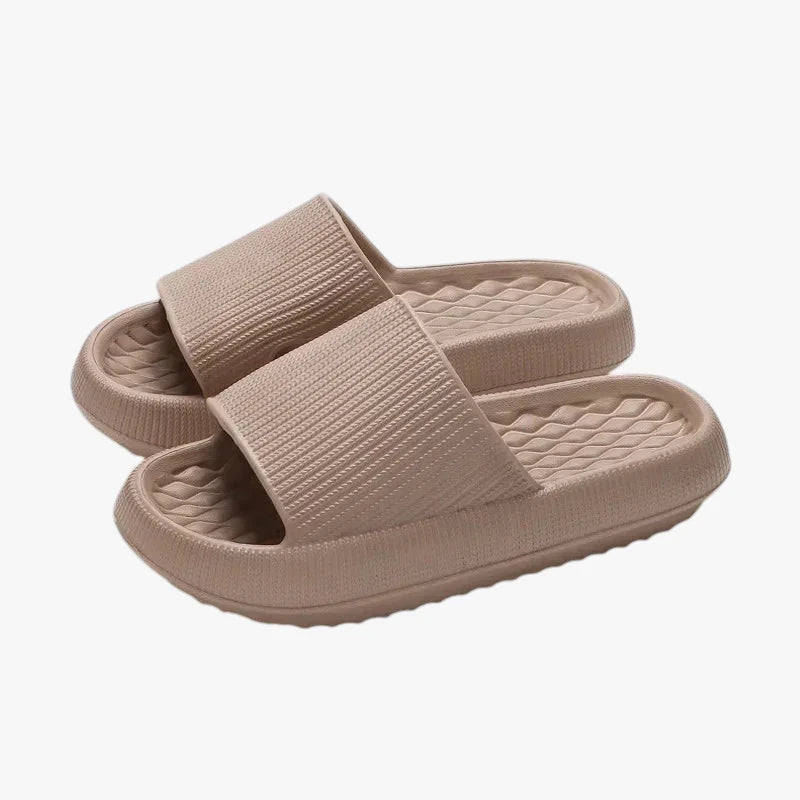 Lette Hjemmesko med Svangstøtte og Rillet Sål
