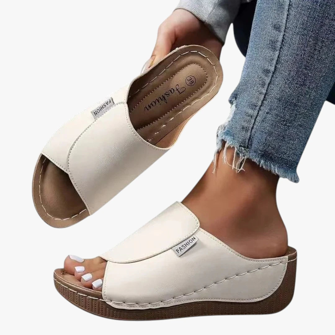 Dame Plateau Sandaler med Kilehæl og Svangstøtte