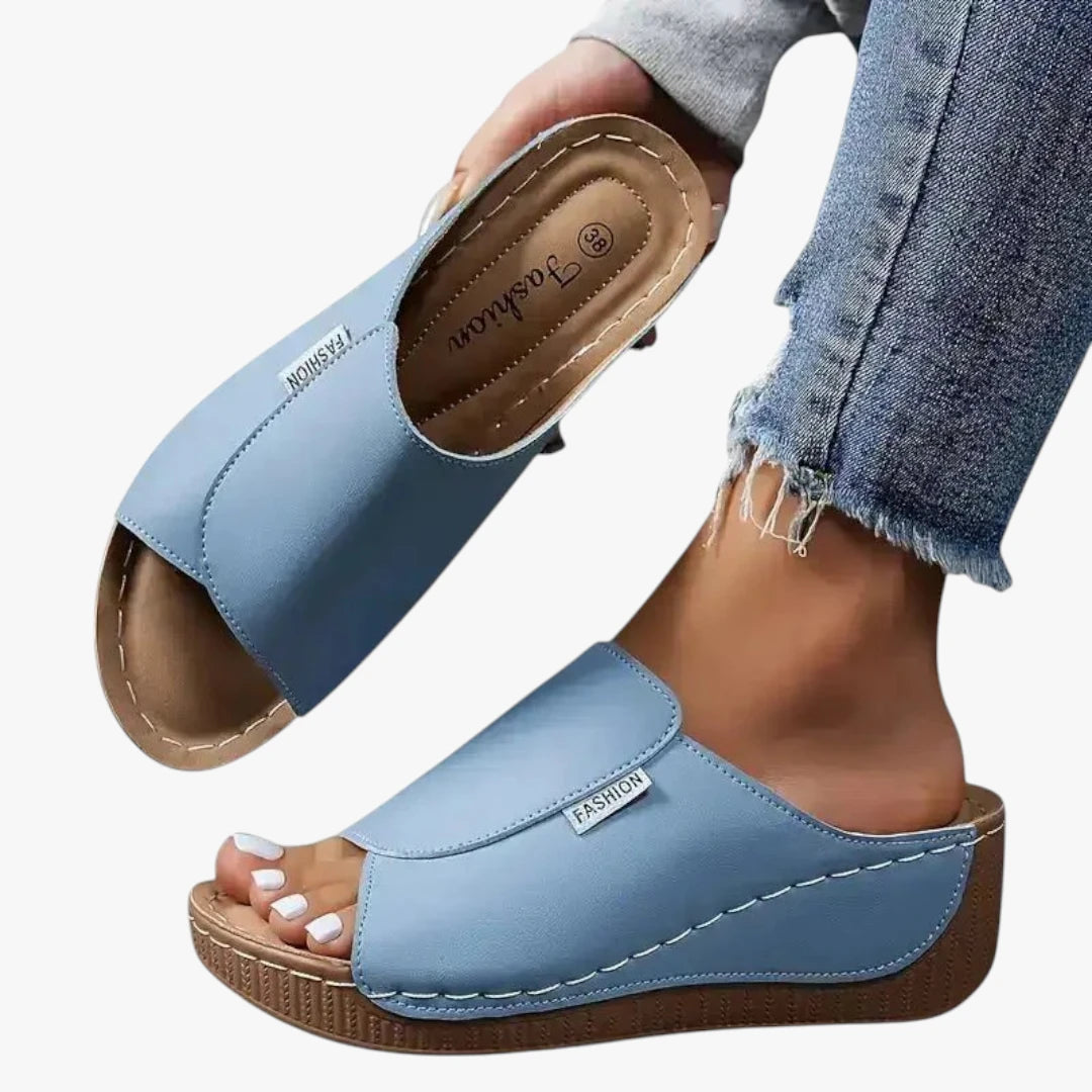 Dame Plateau Sandaler med Kilehæl og Svangstøtte