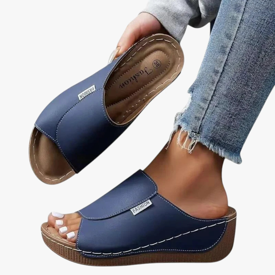 Dame Plateau Sandaler med Kilehæl og Svangstøtte