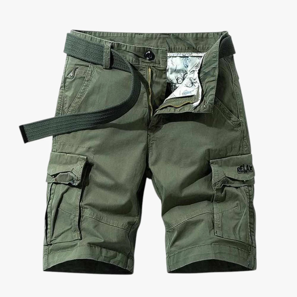 Herre Cargo Shorts med Lommer og Lynlås