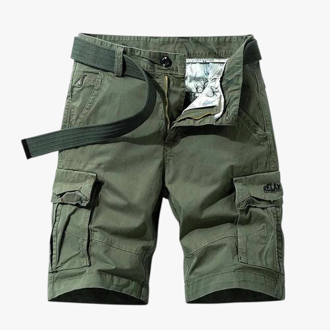 Herre Cargo Shorts med Lommer og Lynlås