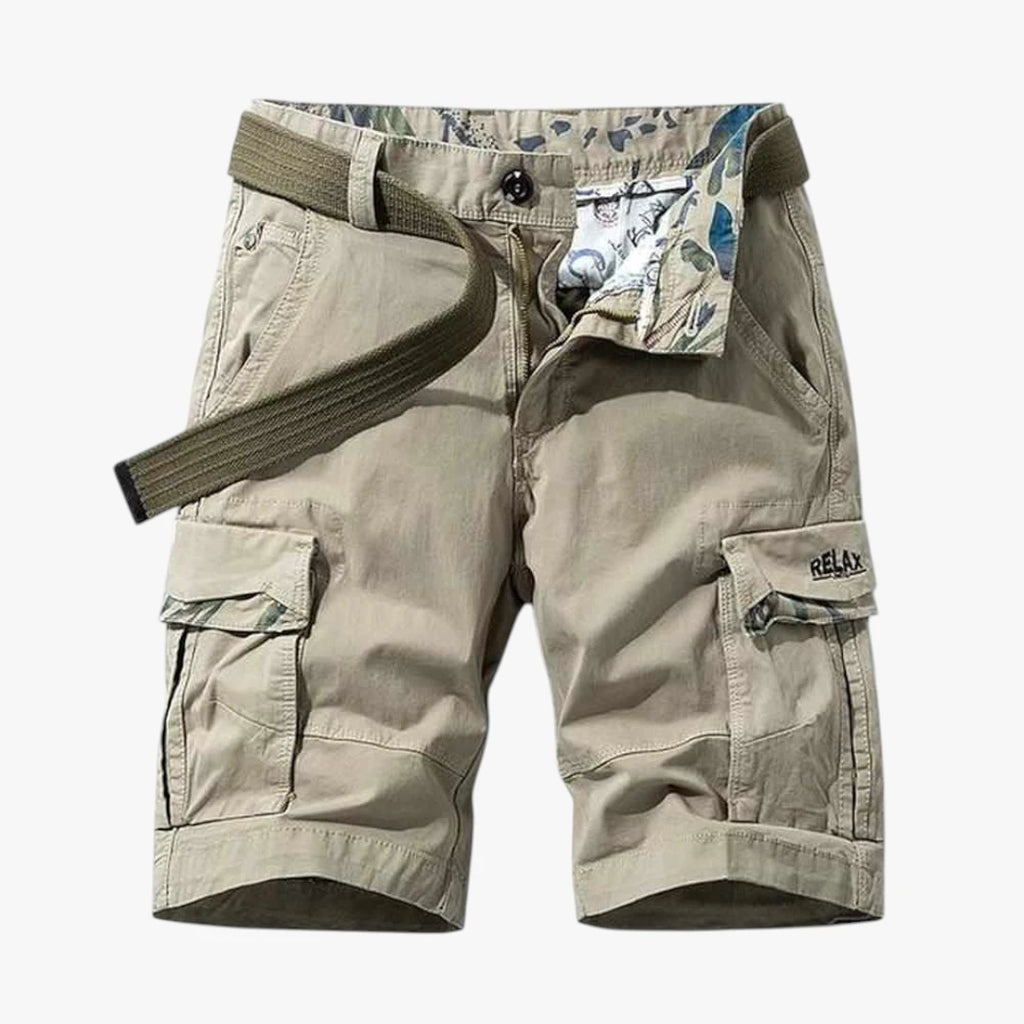 Herre Cargo Shorts med Lommer og Lynlås