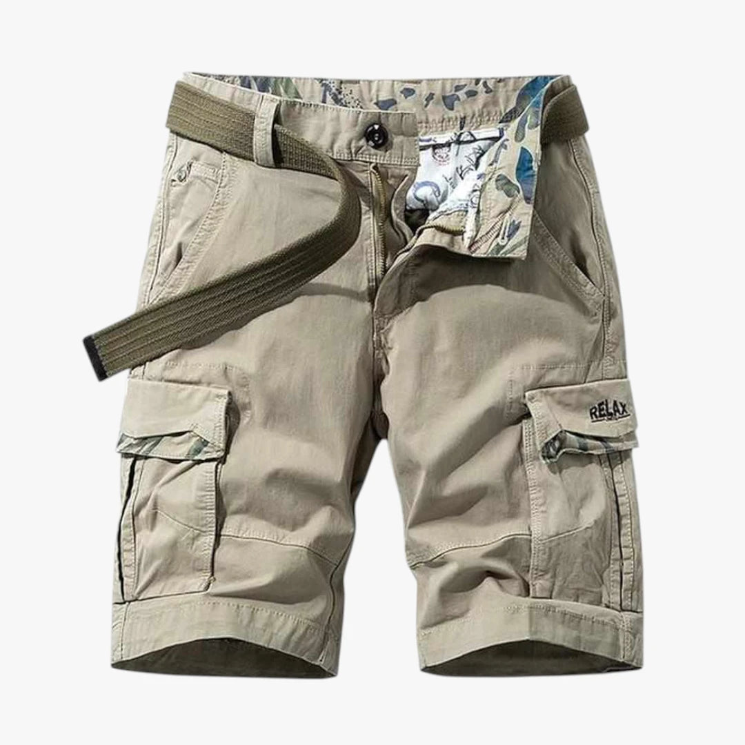 Herre Cargo Shorts med Lommer og Lynlås