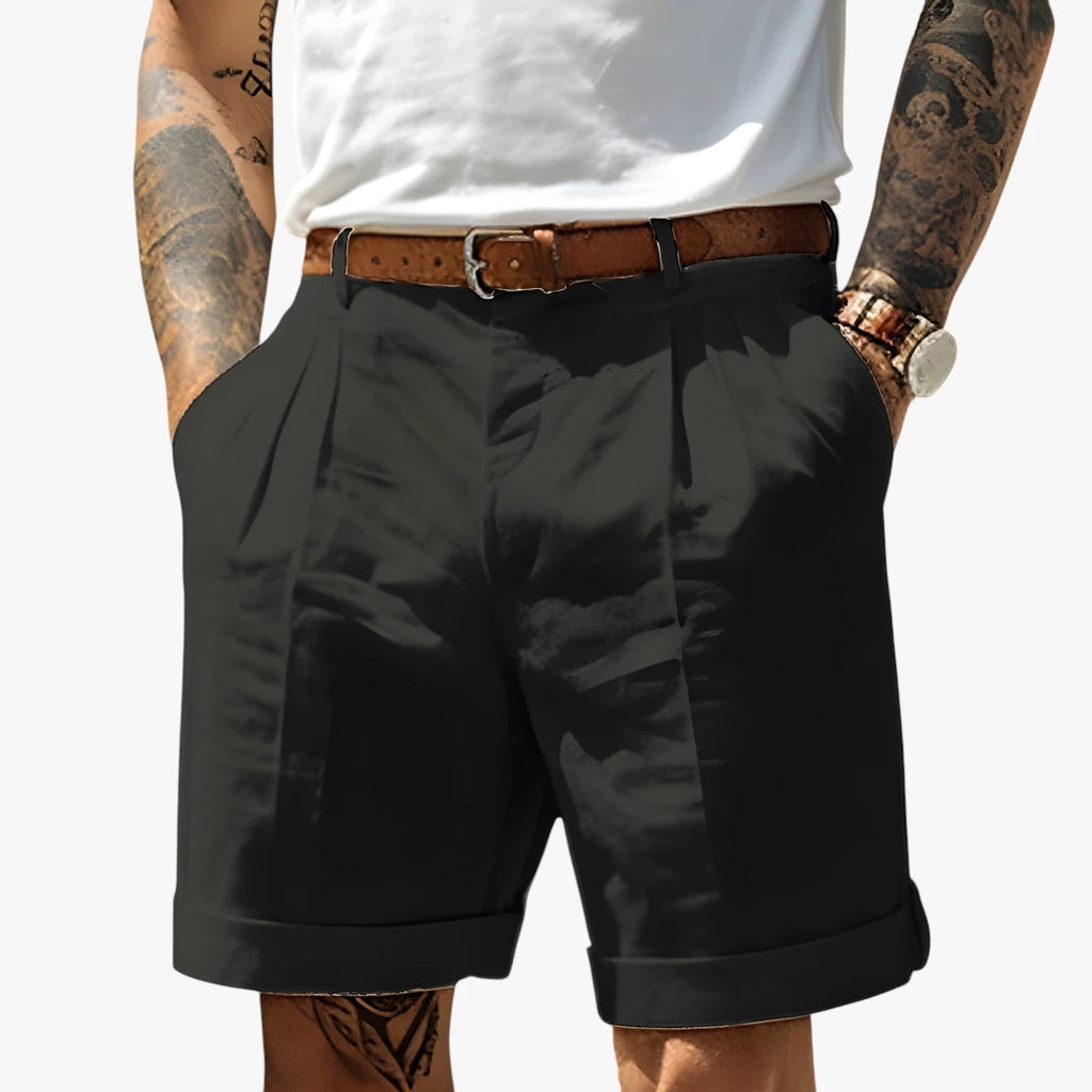Herre Knælange Shorts med Lynlås og Sidelommer